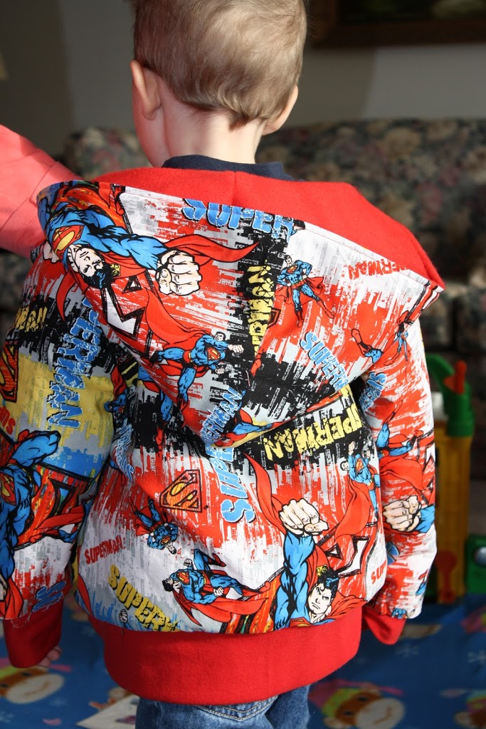 Kitschy Coo Superman Hoodie Sew Sweetness