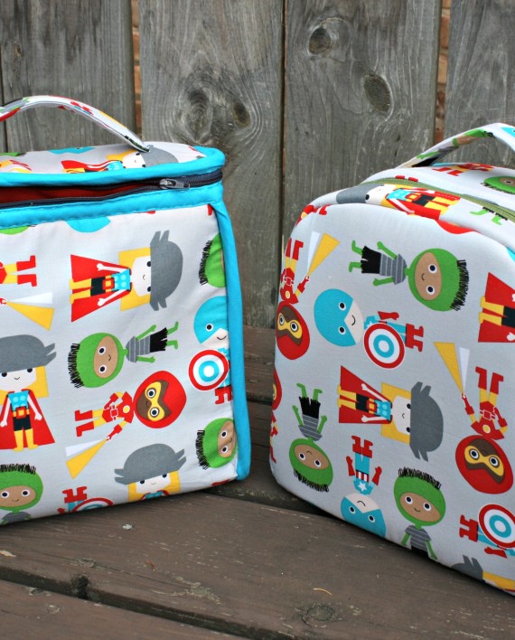 Peas and Corn Lunch Bag Sew Sweetness