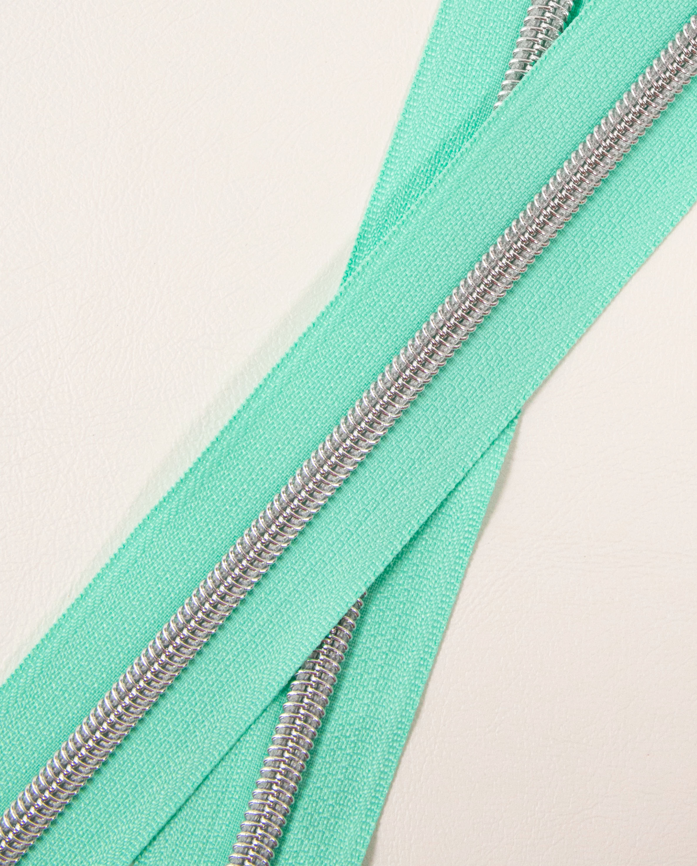 5 Zipper by the Yard Arsenic with Silver Coil Sew Sweetness