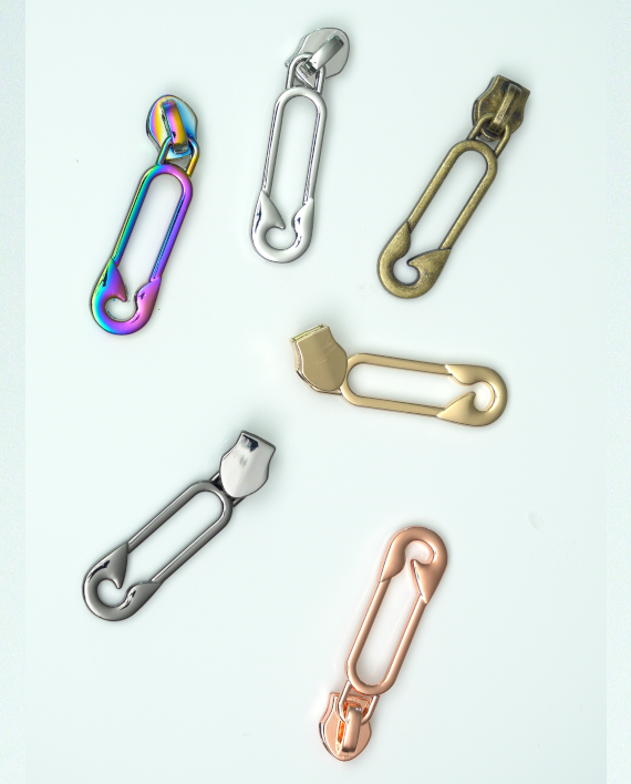 5 Safety Pin Zipper Pulls Sew Sweetness