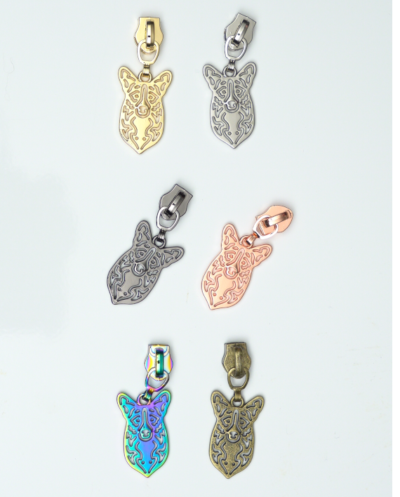 5 Dog Zipper Pulls (Design 7 Sew Sweetness